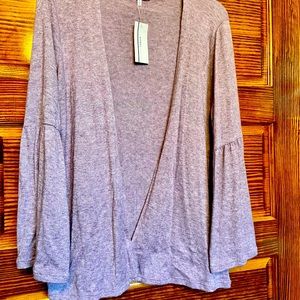 NWT Honey Peace lightweight, bell sleeve cardigan